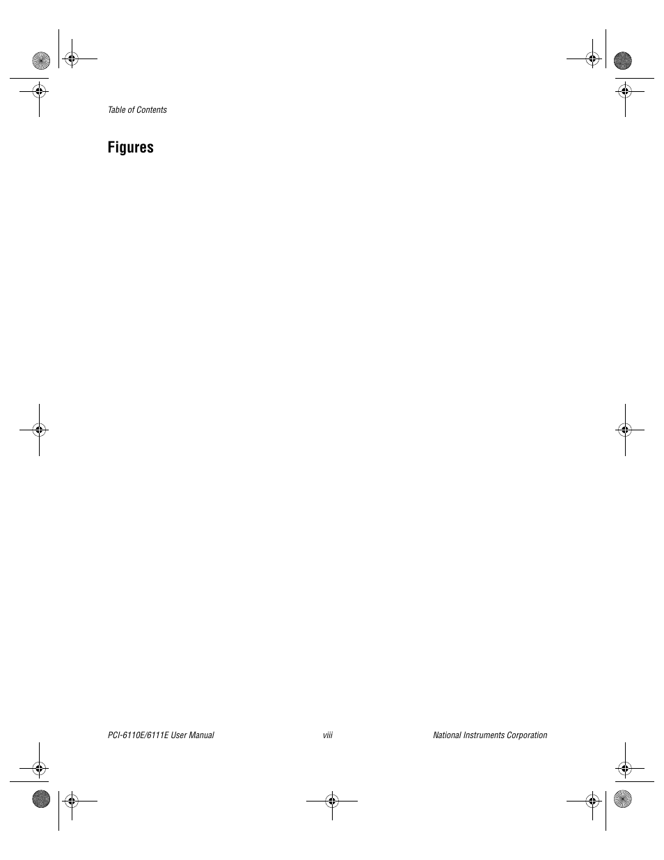 Figures | National Instruments PCI-6110E/6111E User Manual | Page 7 / 113
