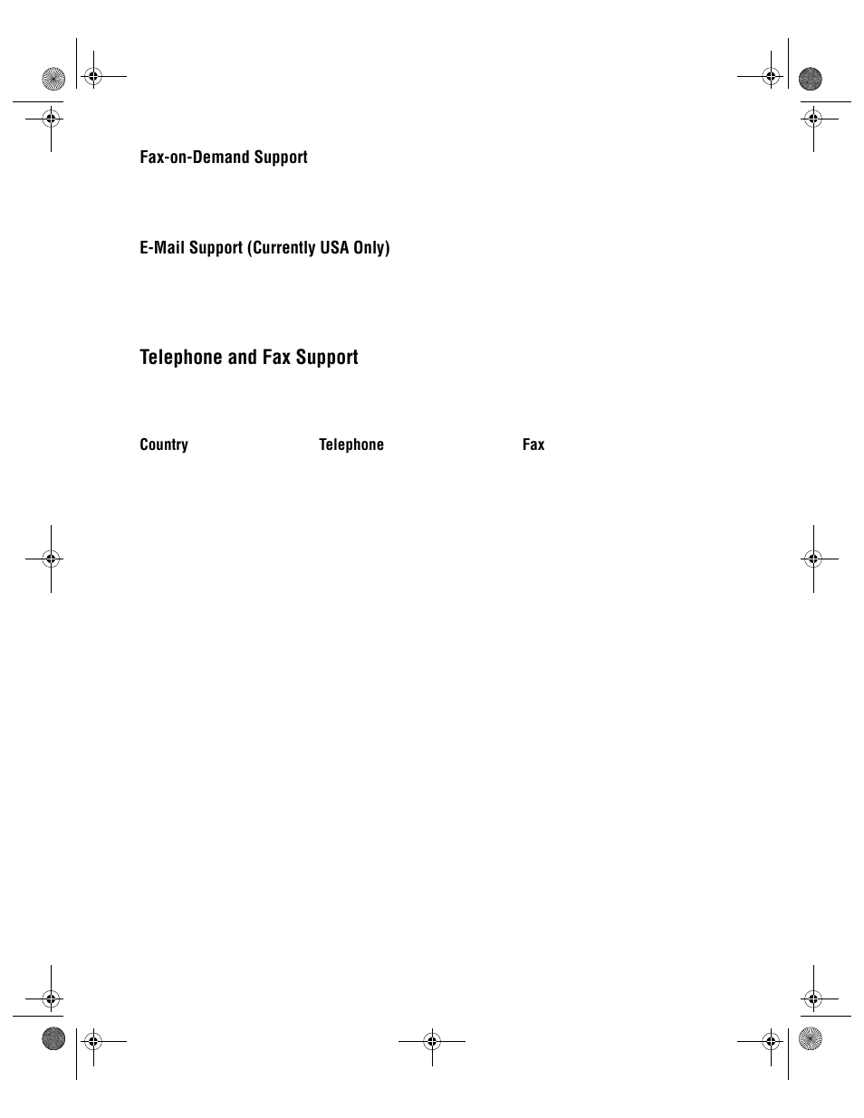 Telephone and fax support | National Instruments PCI-6110E/6111E User Manual | Page 90 / 113