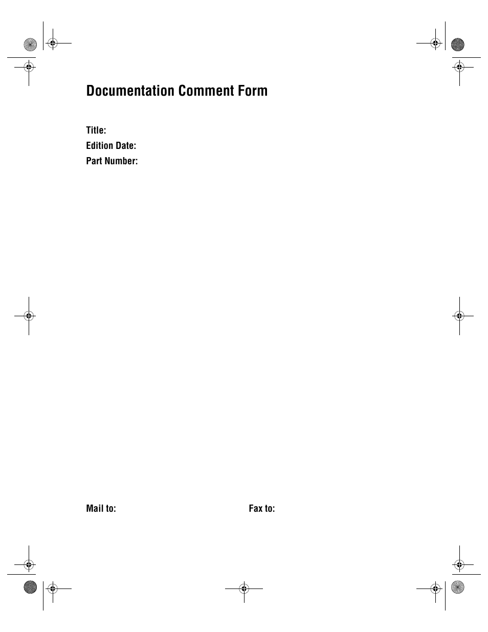 Documentation comment form | National Instruments PCI-6110E/6111E User Manual | Page 93 / 113