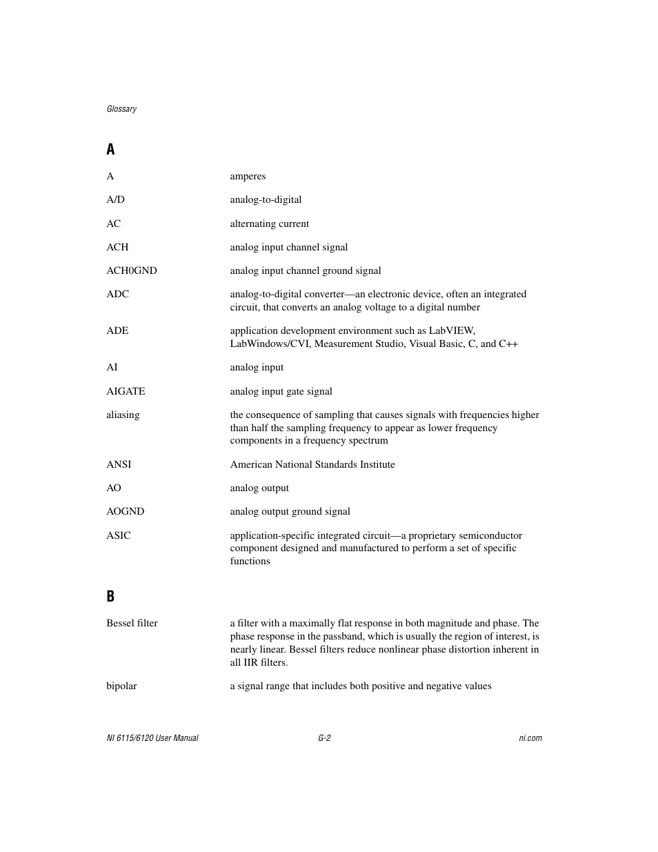 National Instruments NI 6115/6120 User Manual | Page 107 / 127