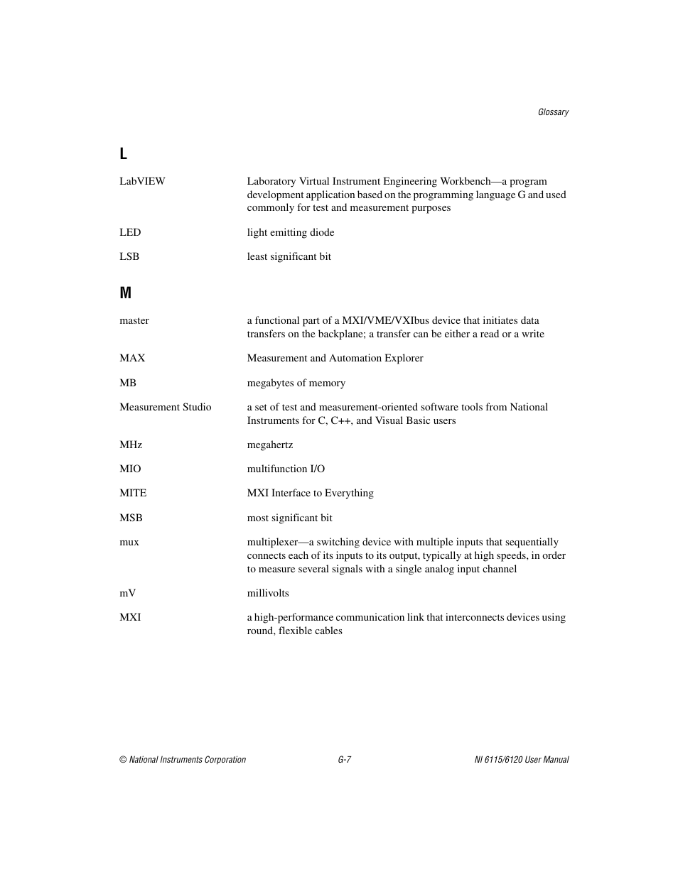 National Instruments NI 6115/6120 User Manual | Page 112 / 127