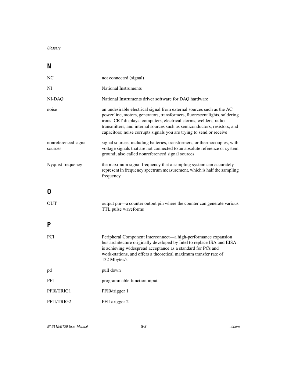 National Instruments NI 6115/6120 User Manual | Page 113 / 127