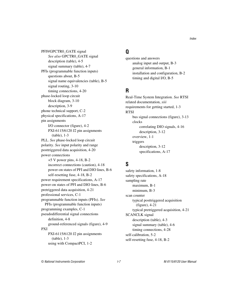 National Instruments NI 6115/6120 User Manual | Page 124 / 127