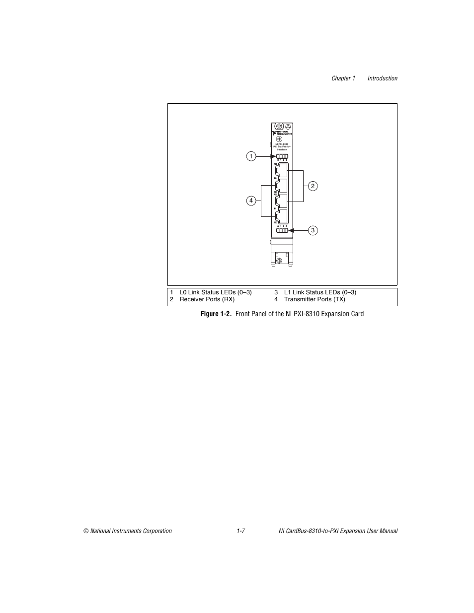 National Instruments NI CardBus-8310-to-PXI Expansion User Manual | Page 14 / 43