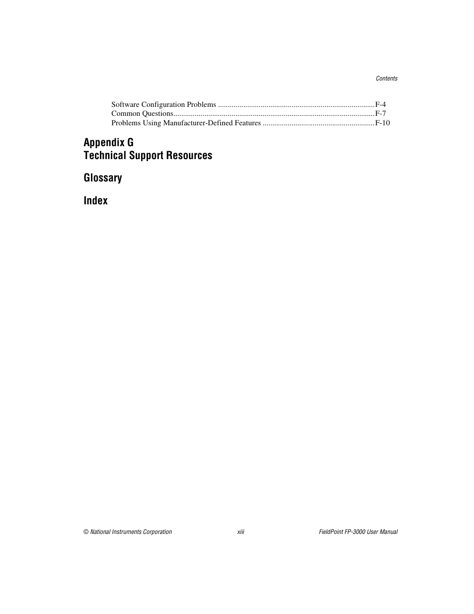 National Instruments FP-3000 User Manual | Page 13 / 155