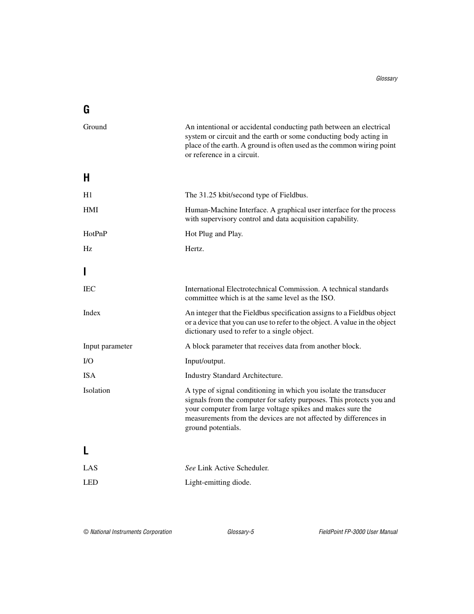 National Instruments FP-3000 User Manual | Page 137 / 155