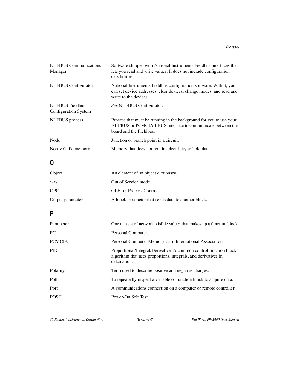 National Instruments FP-3000 User Manual | Page 139 / 155