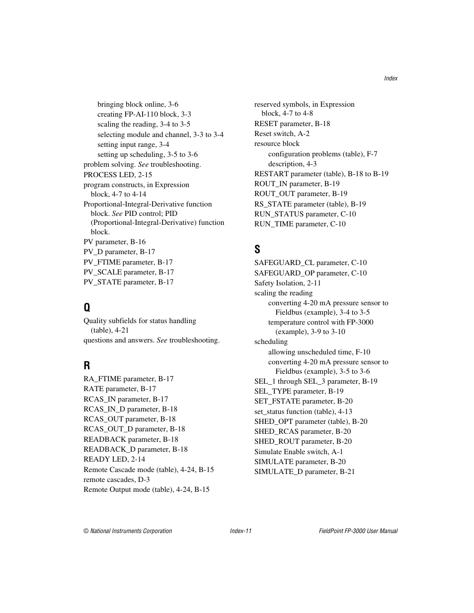 National Instruments FP-3000 User Manual | Page 153 / 155