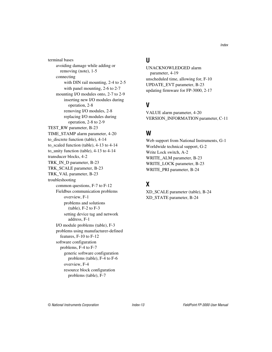 National Instruments FP-3000 User Manual | Page 155 / 155