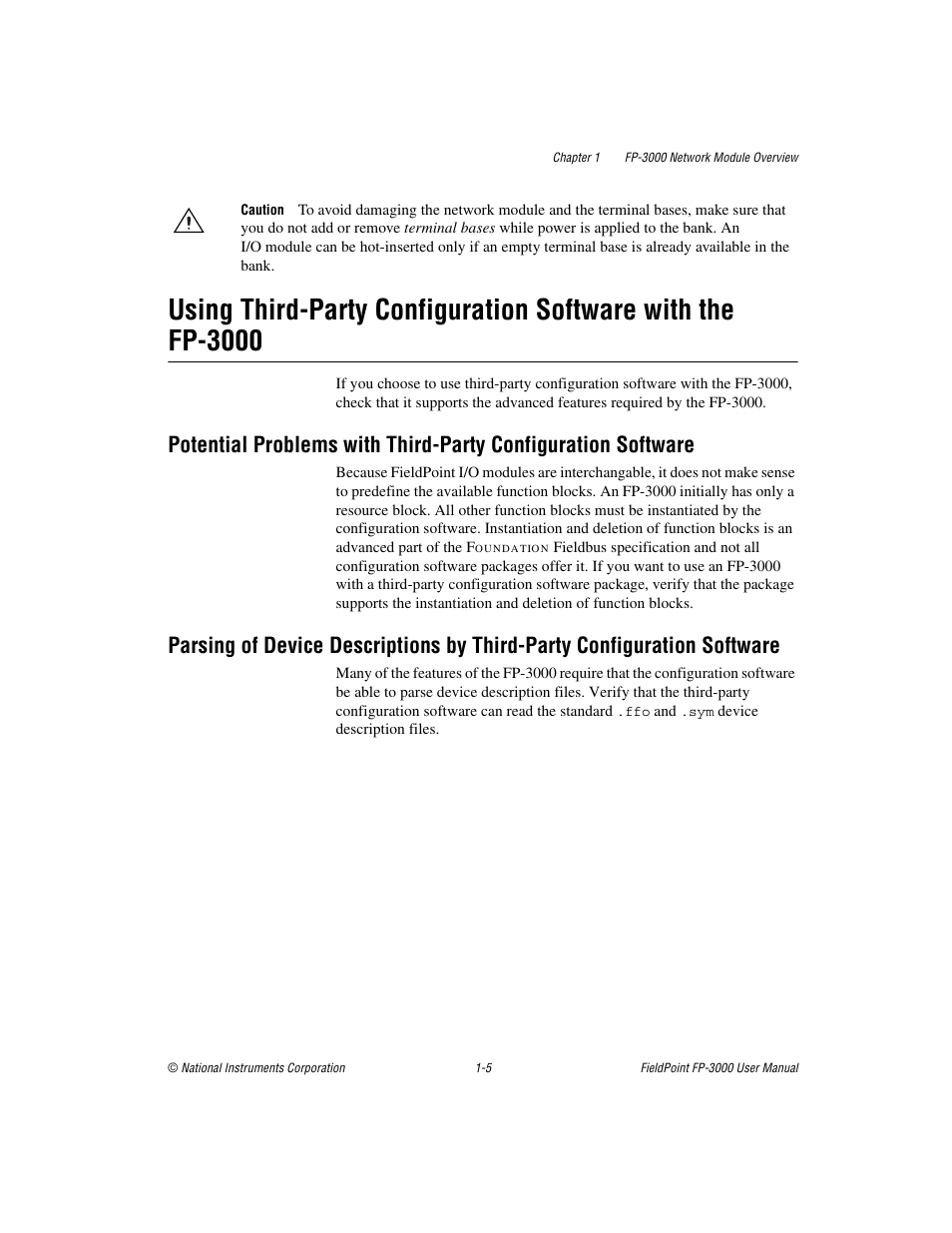 National Instruments FP-3000 User Manual | Page 18 / 155