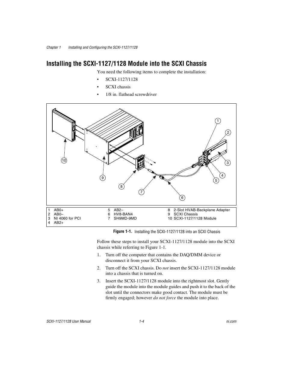 Figure 1-1 | National Instruments SCXI-1127 User Manual | Page 14 / 97