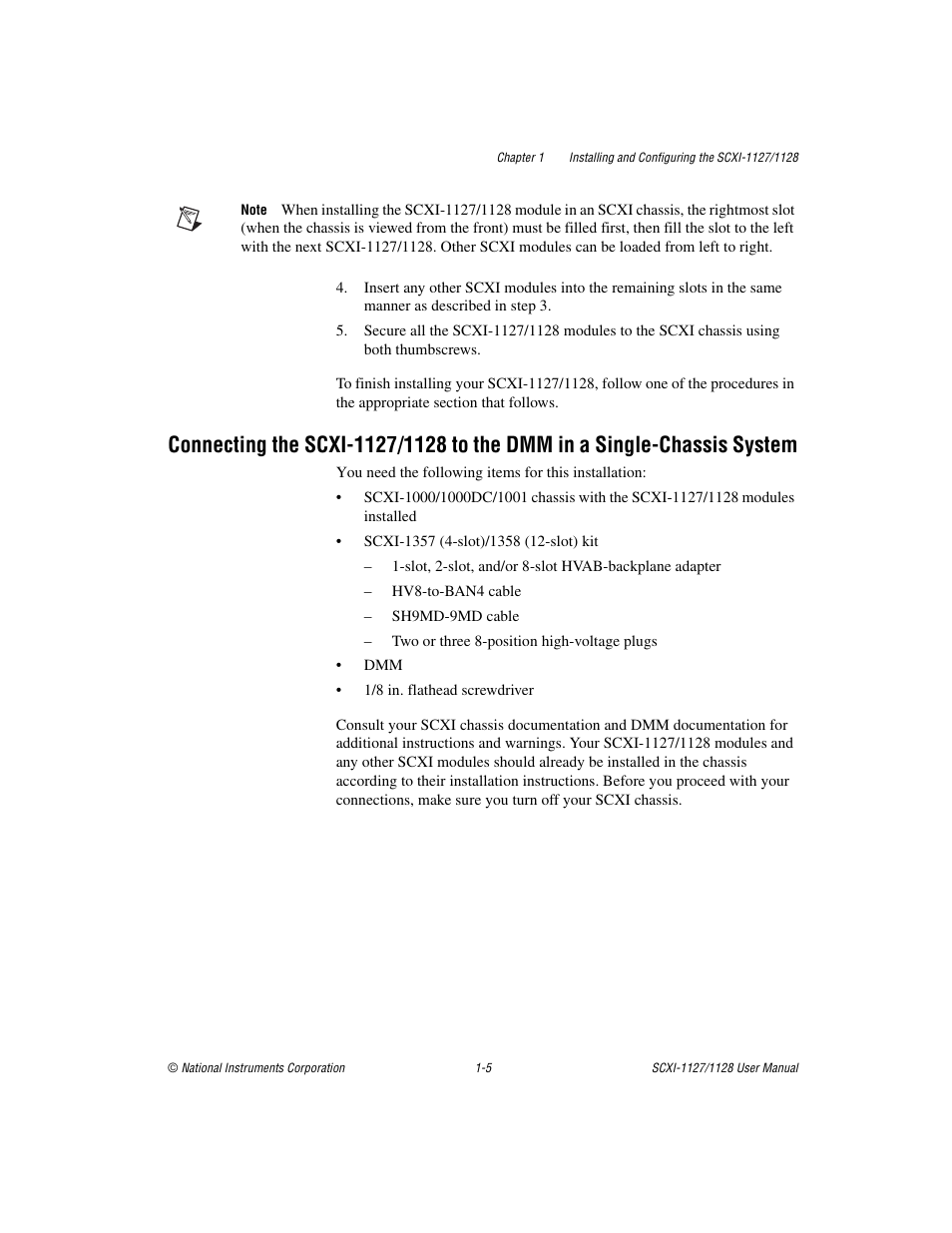 National Instruments SCXI-1127 User Manual | Page 15 / 97