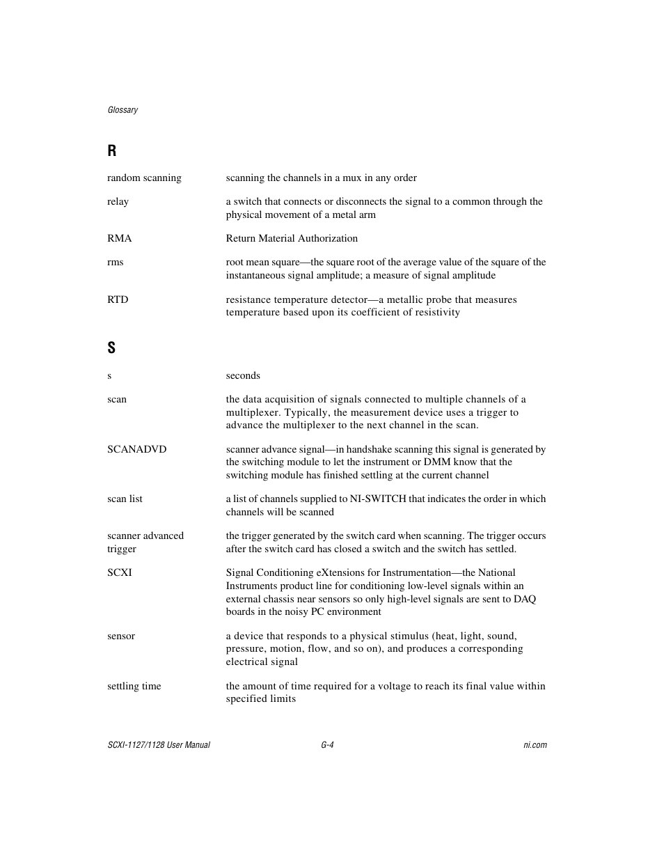 National Instruments SCXI-1127 User Manual | Page 90 / 97