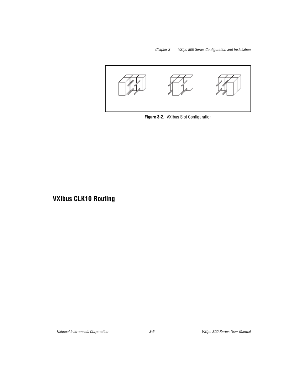 Vxibus clk10 routing, Figure 3-2. vxibus slot configuration | National Instruments 800 Series User Manual | Page 29 / 104