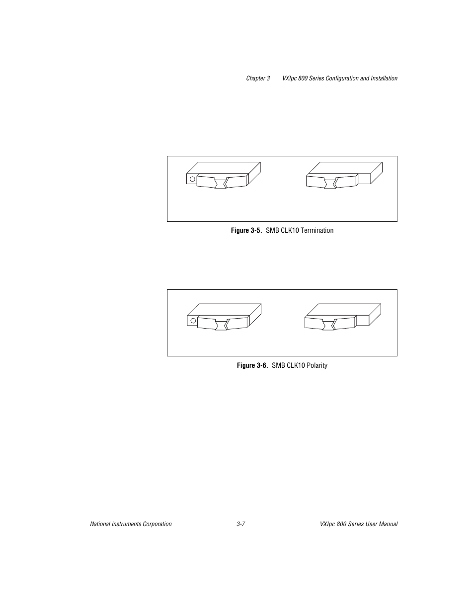 Figure 3-5. smb clk10 termination, Figure 3-6. smb clk10 polarity | National Instruments 800 Series User Manual | Page 31 / 104