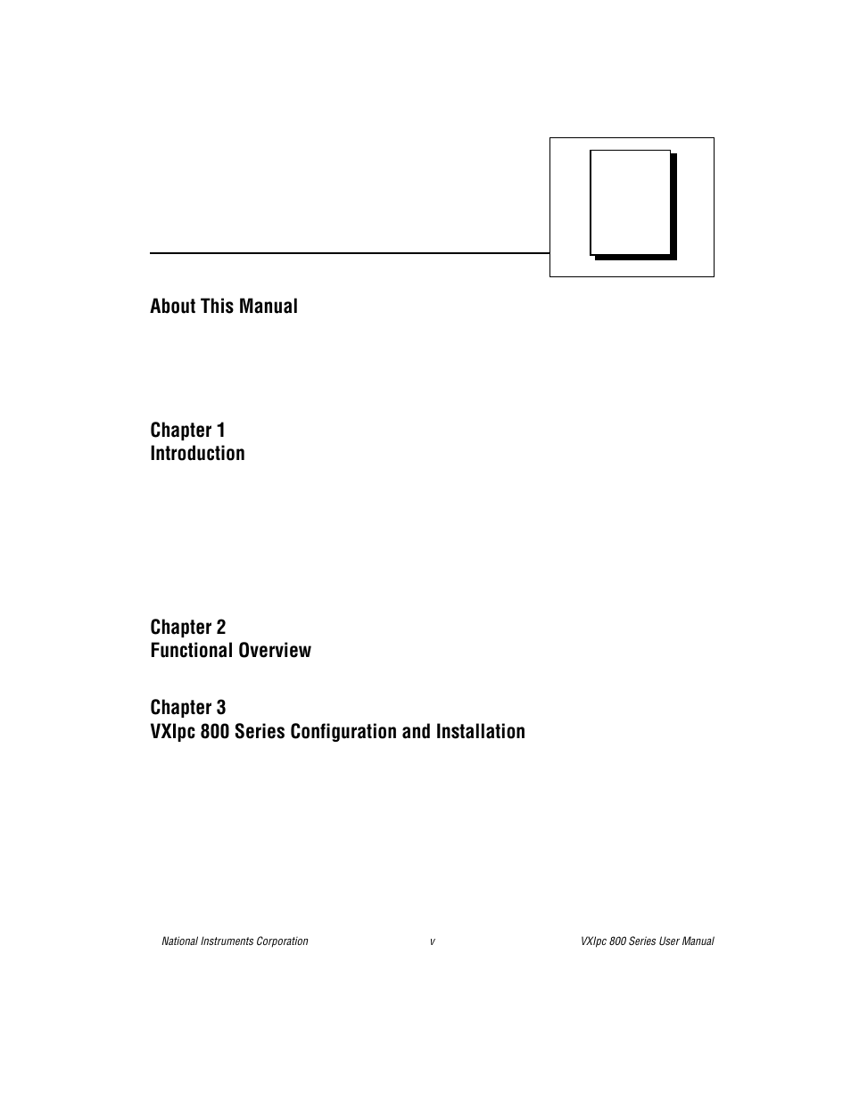 National Instruments 800 Series User Manual | Page 5 / 104