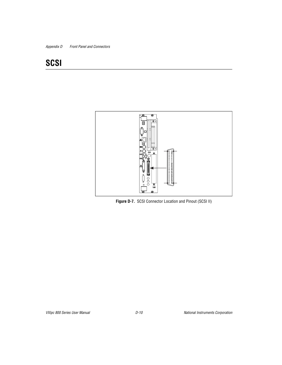 Scsi | National Instruments 800 Series User Manual | Page 61 / 104