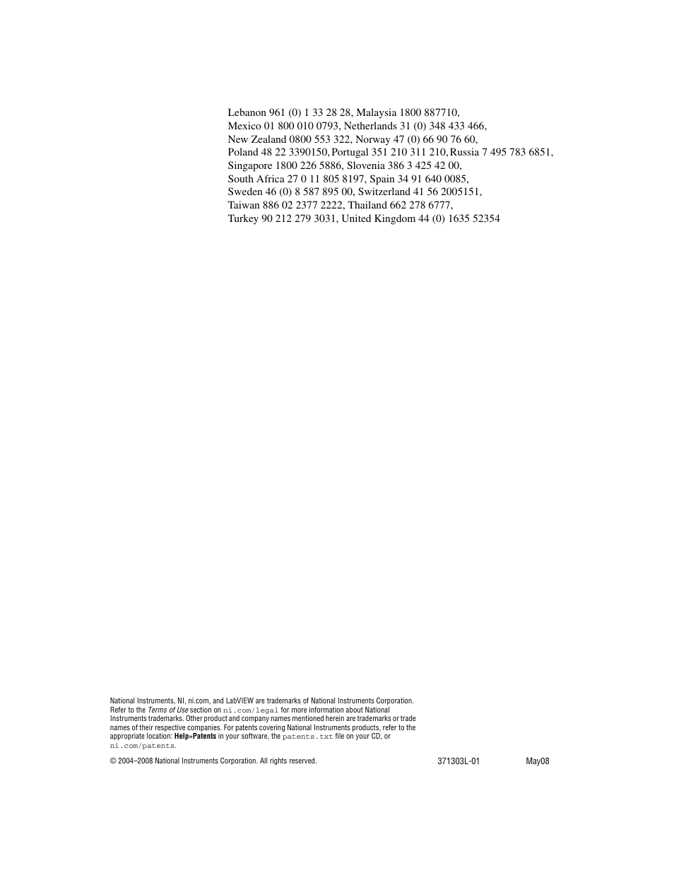 National Instruments NI USB-6008/6009 User Manual | Page 32 / 32