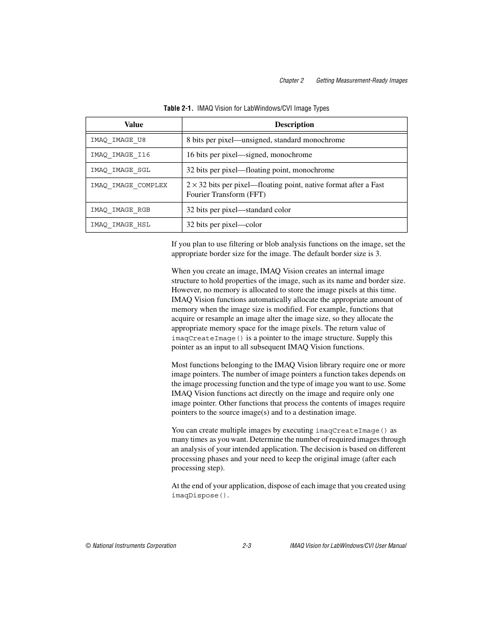 National Instruments IMAQ Vision for Measurement Studio User Manual | Page 16 / 114