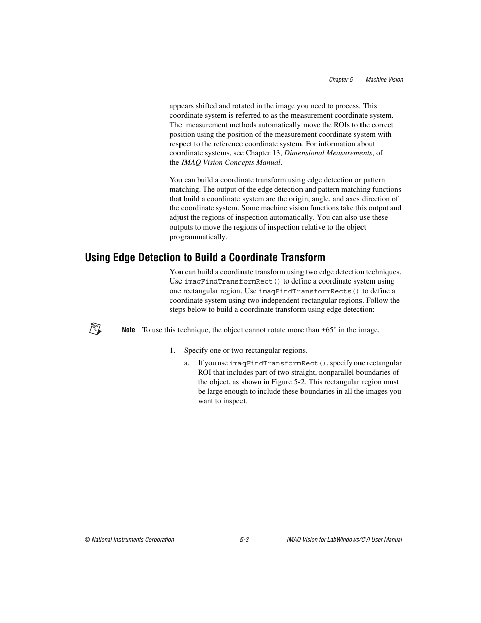 National Instruments IMAQ Vision for Measurement Studio User Manual | Page 49 / 114