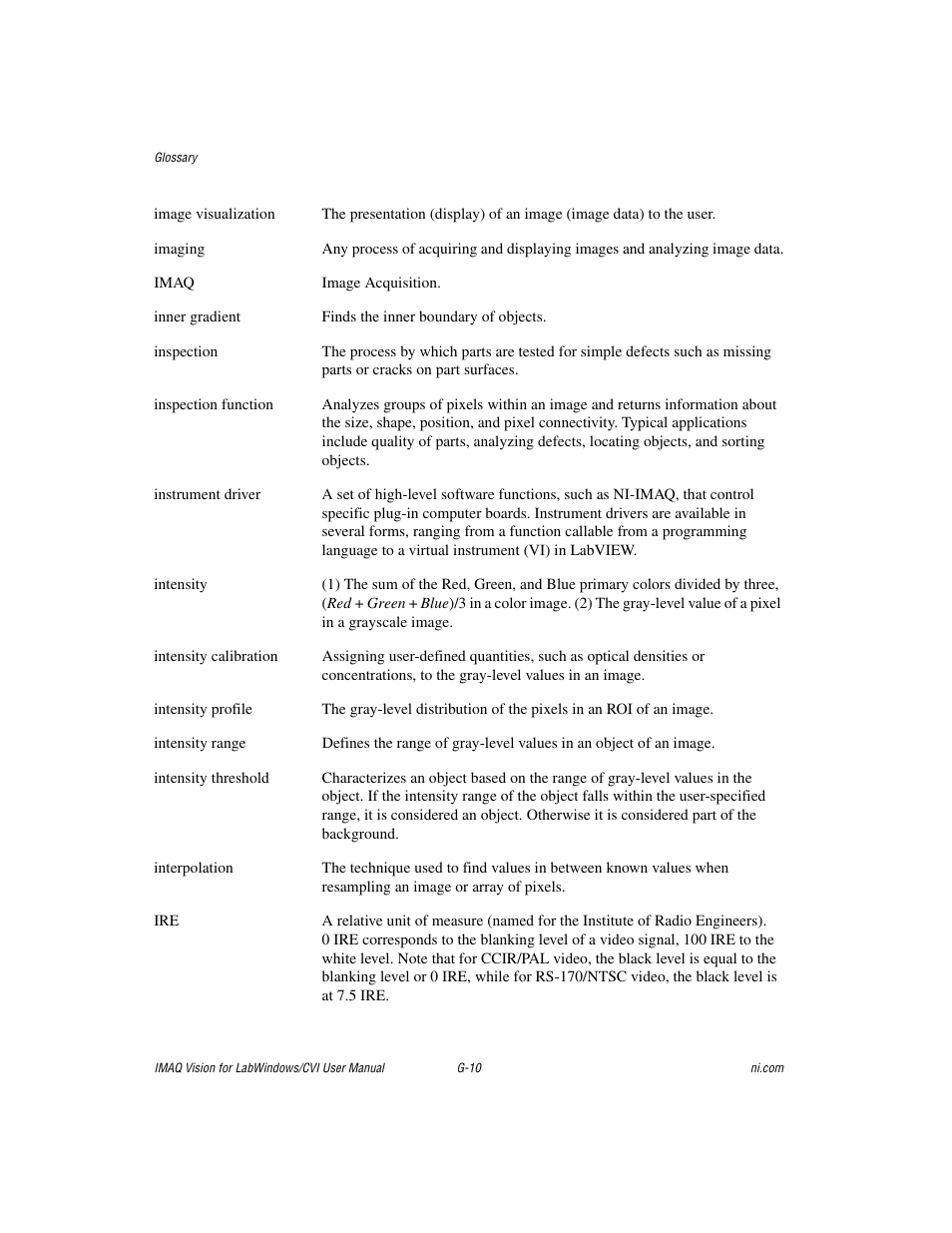 National Instruments IMAQ Vision for Measurement Studio User Manual | Page 97 / 114