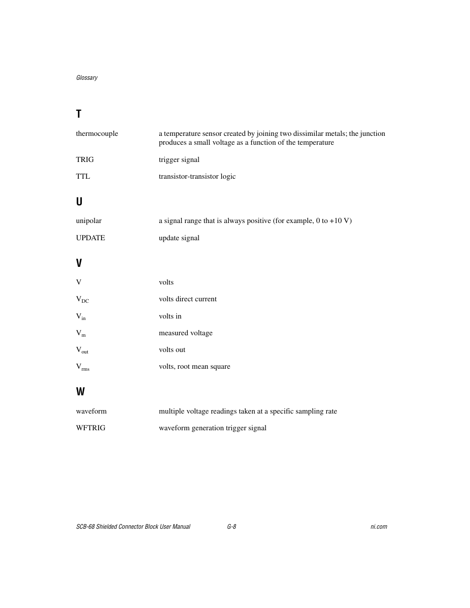 National Instruments SCB-68 User Manual | Page 96 / 104