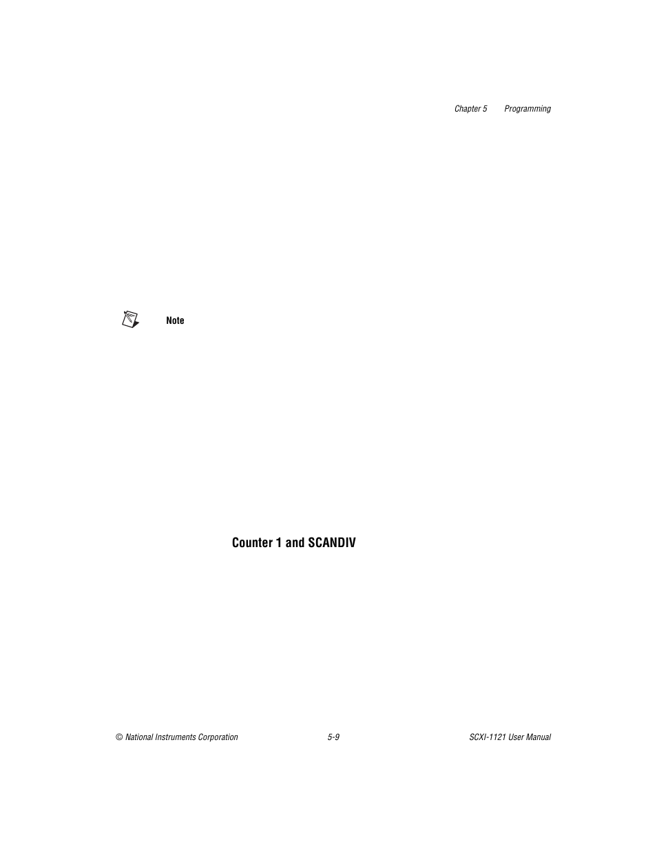 Counter 1 and scandiv | National Instruments SCXI-1121 User Manual | Page 100 / 162