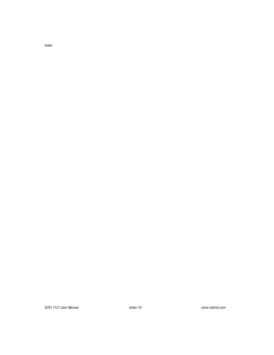 National Instruments SCXI-1121 User Manual | Page 160 / 162