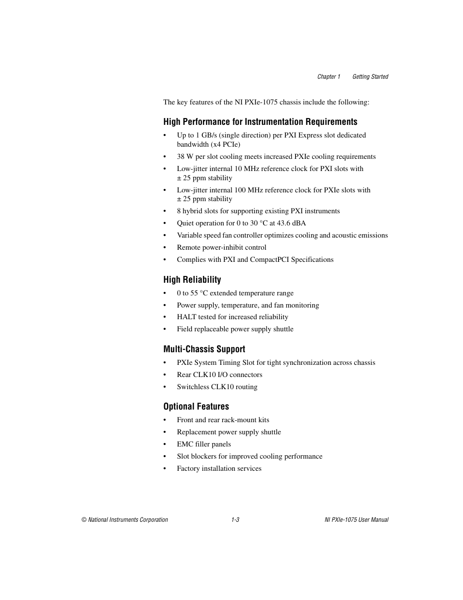 National Instruments NI PXIe-1075 User Manual | Page 10 / 78