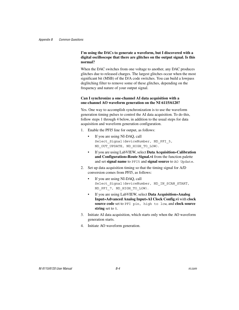 National Instruments NI 6120 User Manual | Page 102 / 127