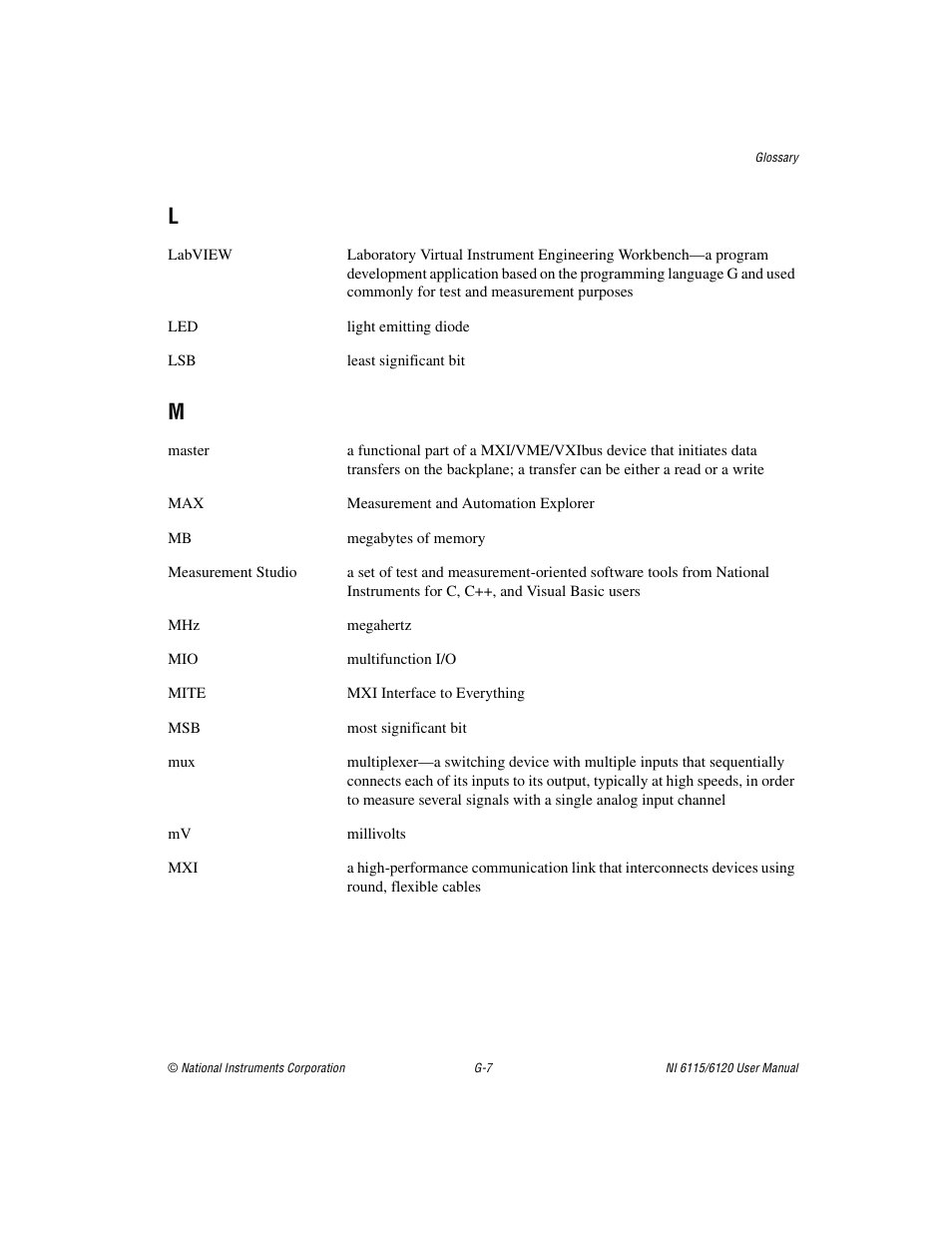 National Instruments NI 6120 User Manual | Page 112 / 127