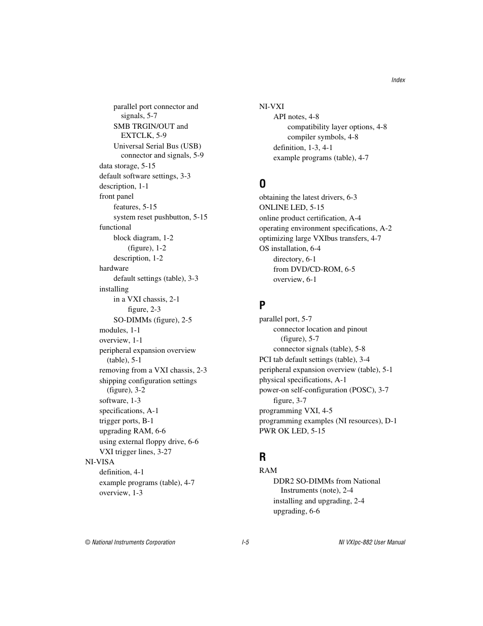 National Instruments NI VXIpc-882 User Manual | Page 104 / 106