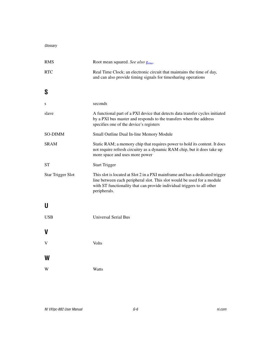National Instruments NI VXIpc-882 User Manual | Page 99 / 106