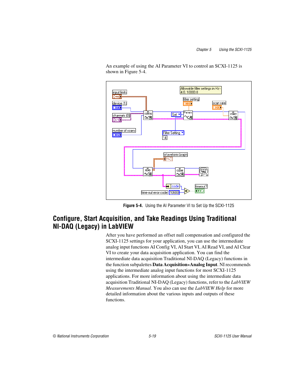 Ni-daq (legacy) in labview -19 | National Instruments Module SCXI-1125 User Manual | Page 56 / 101