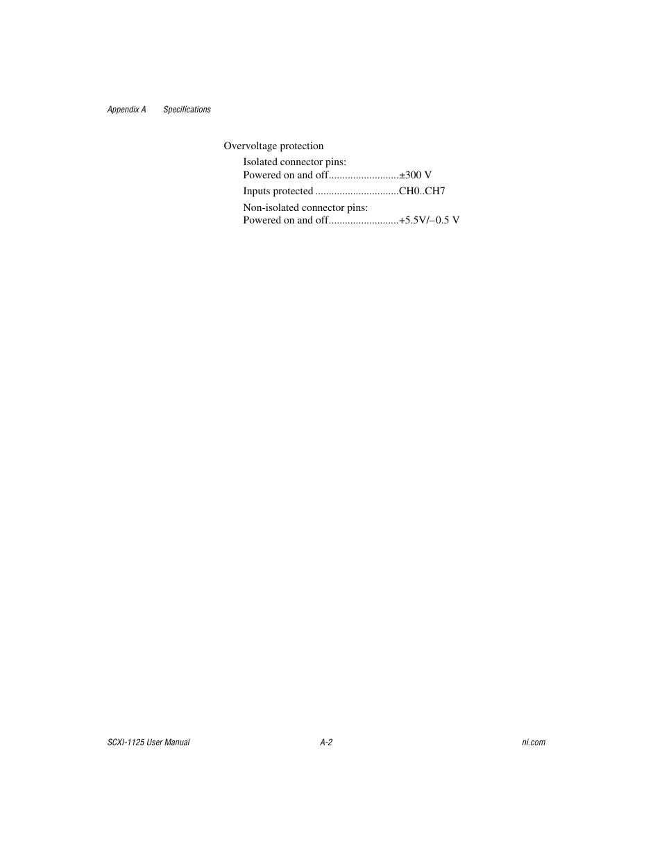 National Instruments Module SCXI-1125 User Manual | Page 71 / 101