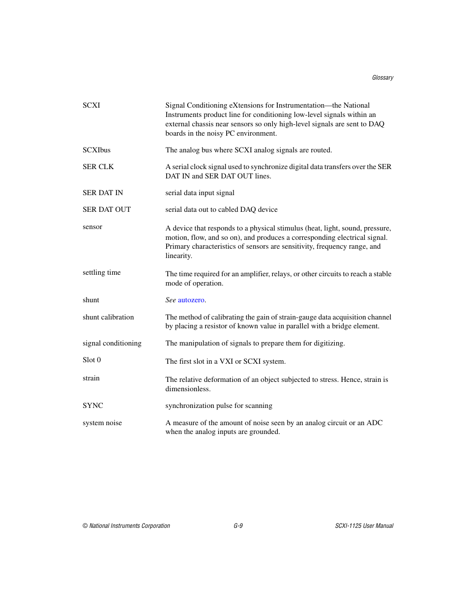 National Instruments Module SCXI-1125 User Manual | Page 96 / 101