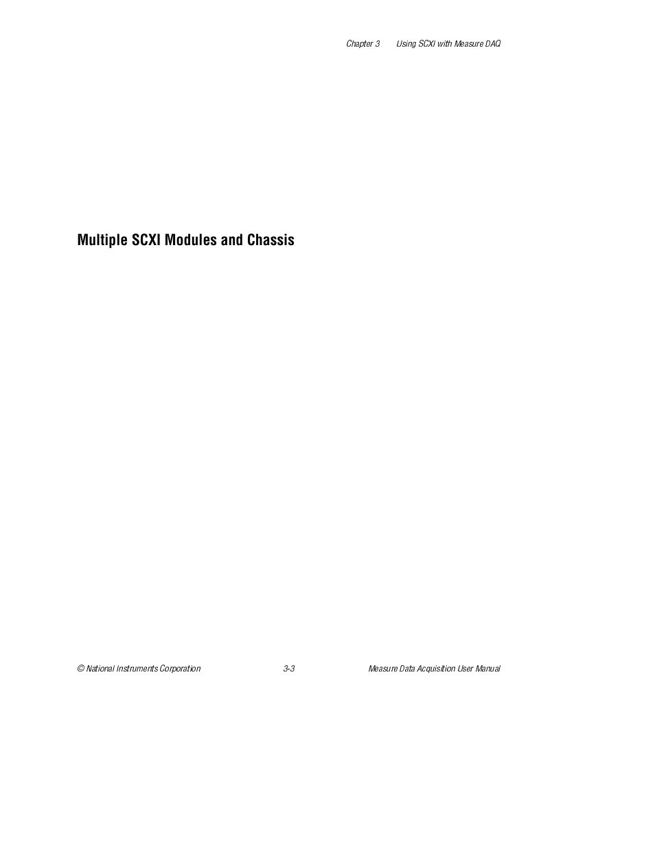Multiple scxi modules and chassis | National Instruments Measure Data Acquisition User Manual | Page 26 / 98