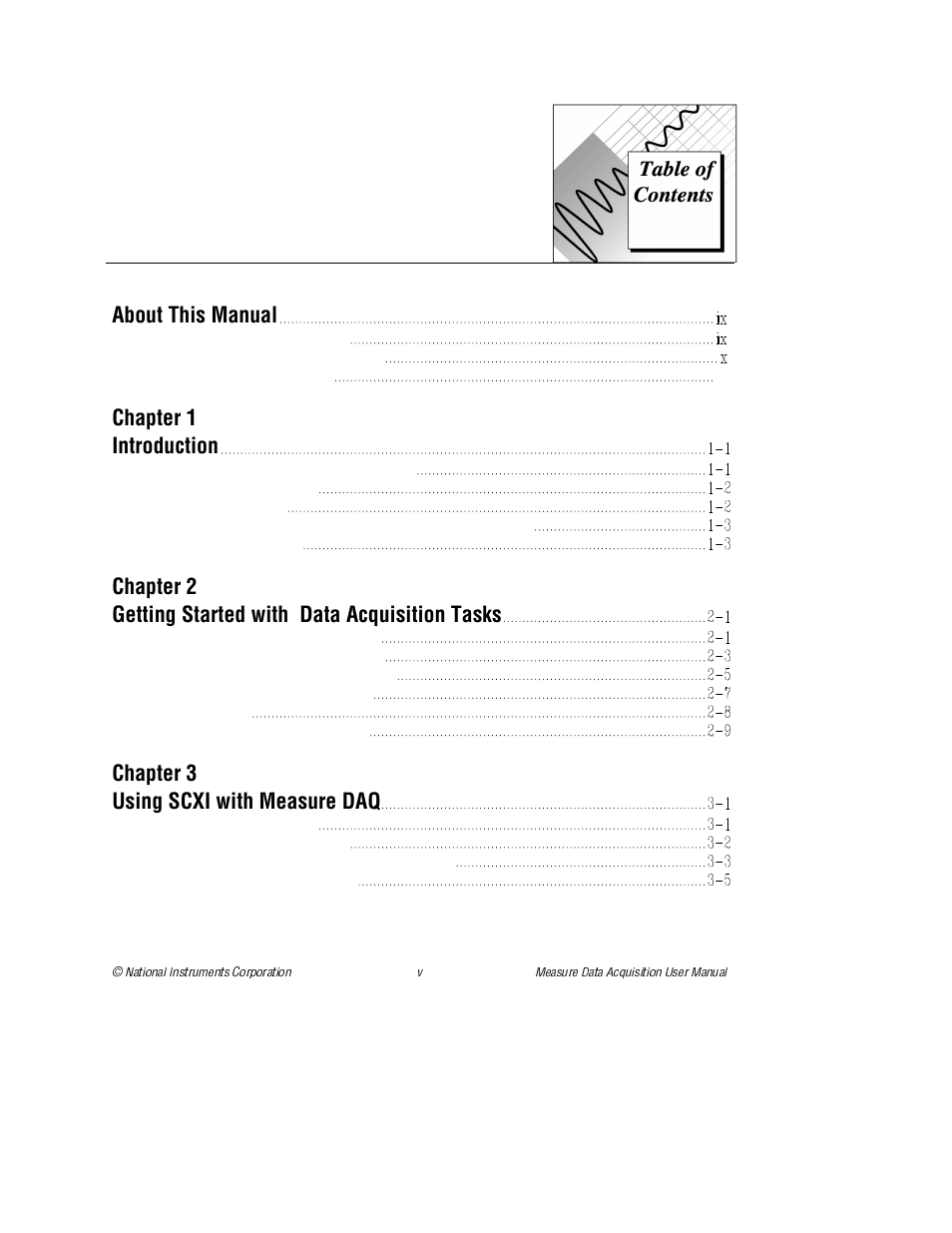 National Instruments Measure Data Acquisition User Manual | Page 4 / 98