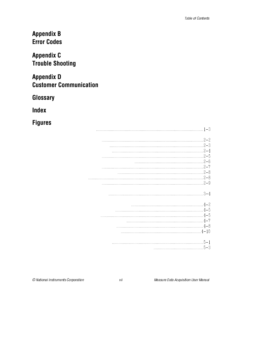 Figures | National Instruments Measure Data Acquisition User Manual | Page 6 / 98