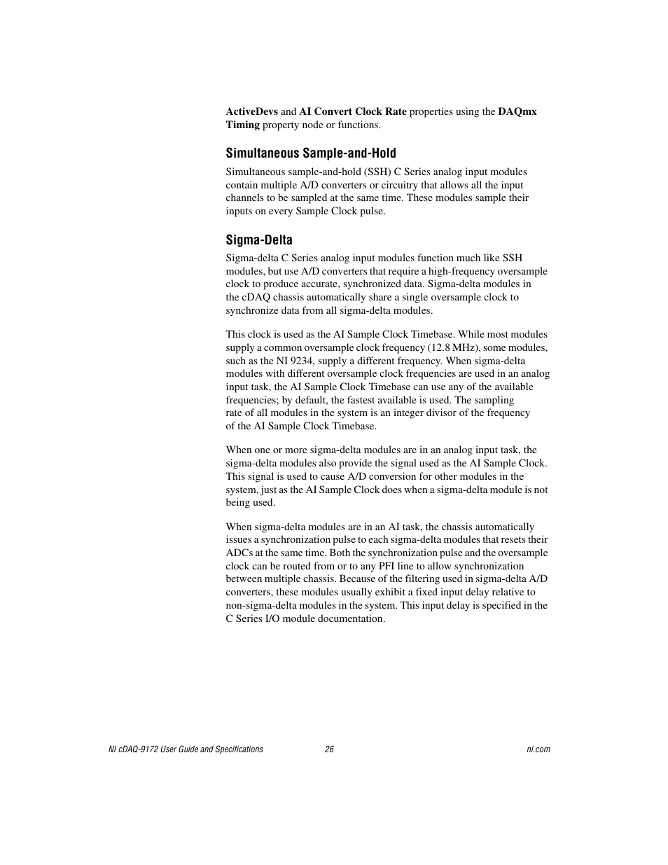National Instruments Eight-slot USB Chassis NI cDAQ-9172 User Manual | Page 26 / 84