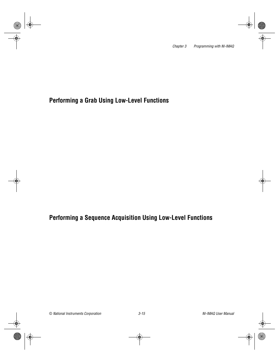 Performing a grab using low-level functions | National Instruments Image Acquisition Software User Manual | Page 35 / 68