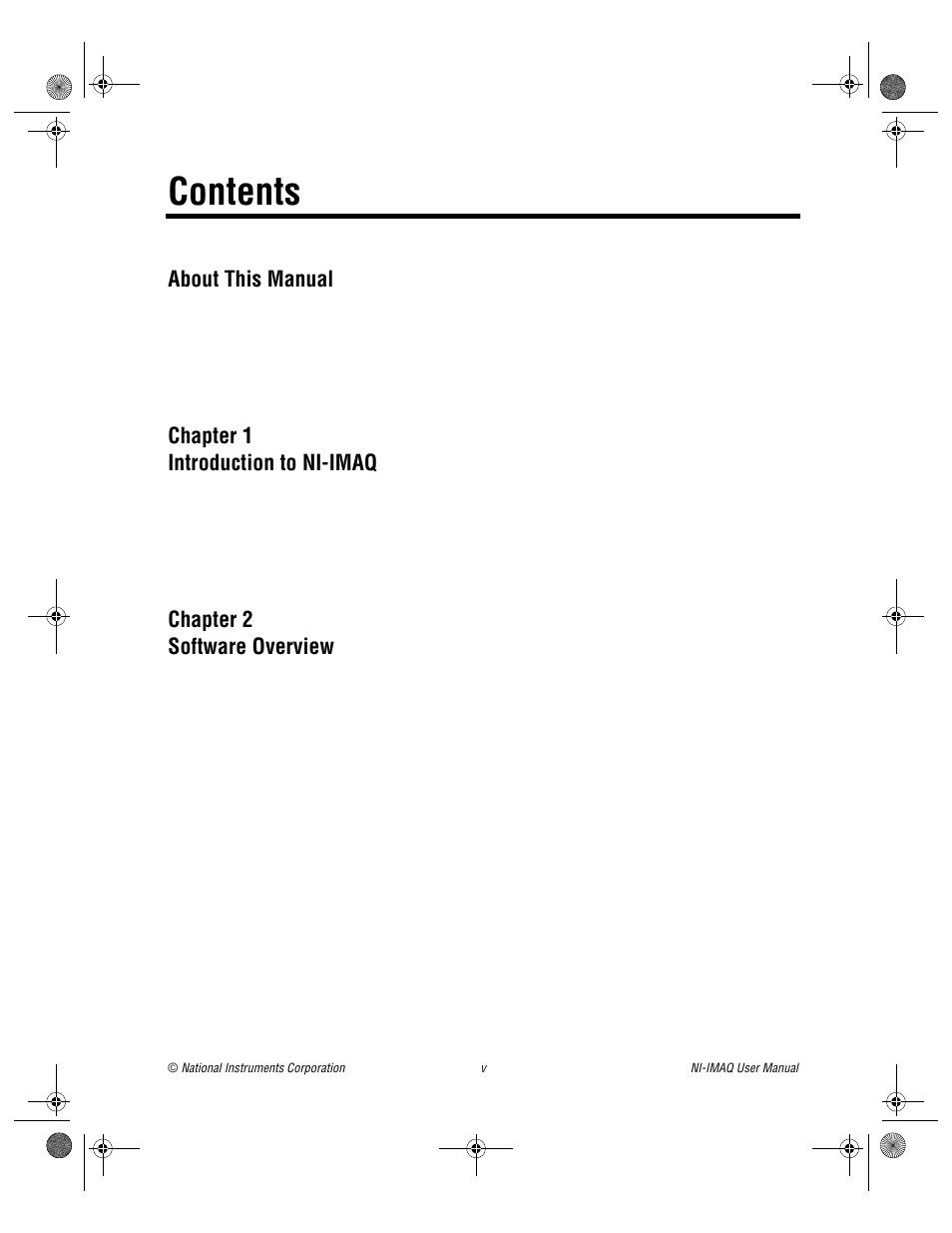 National Instruments Image Acquisition Software User Manual | Page 4 / 68