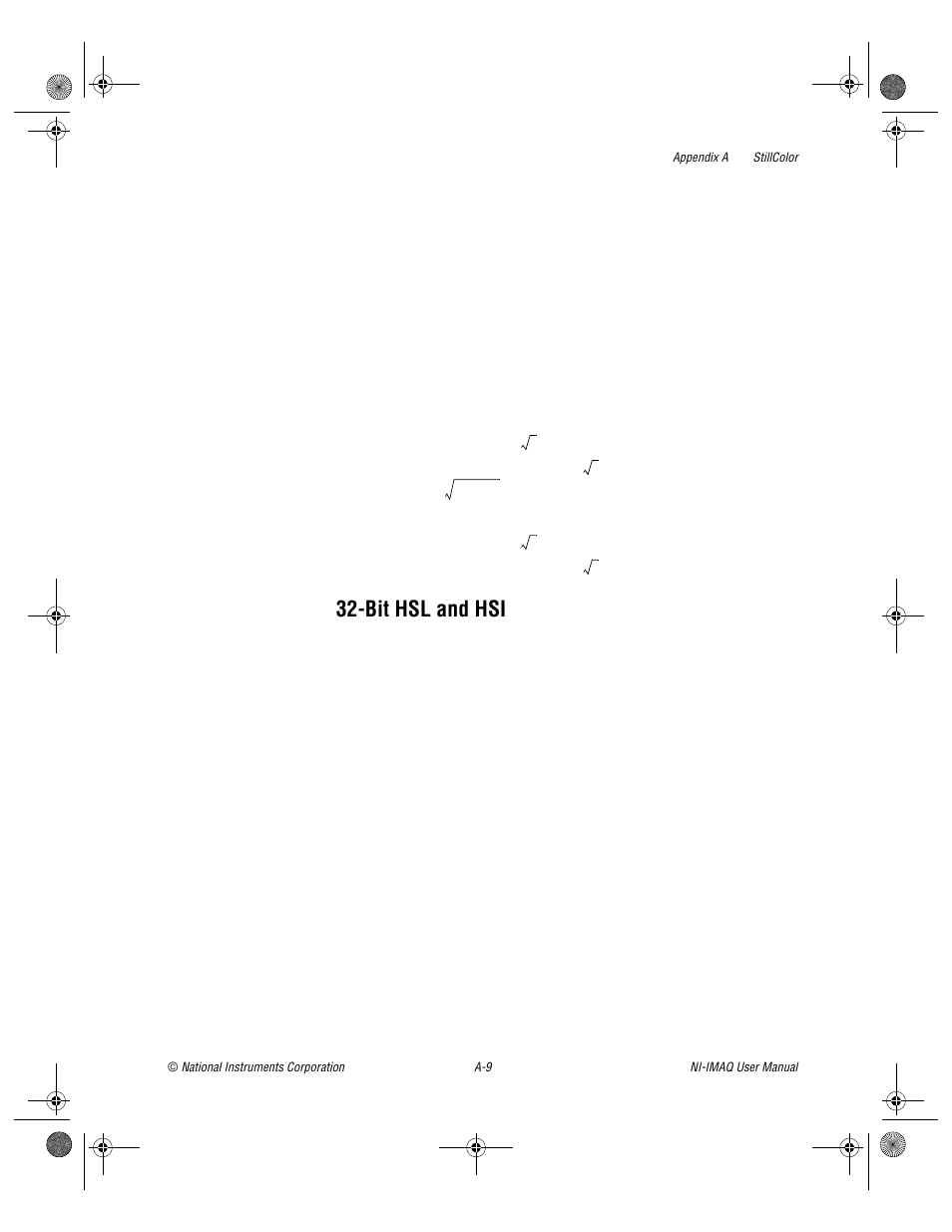 Bit hsl and hsi | National Instruments Image Acquisition Software User Manual | Page 46 / 68