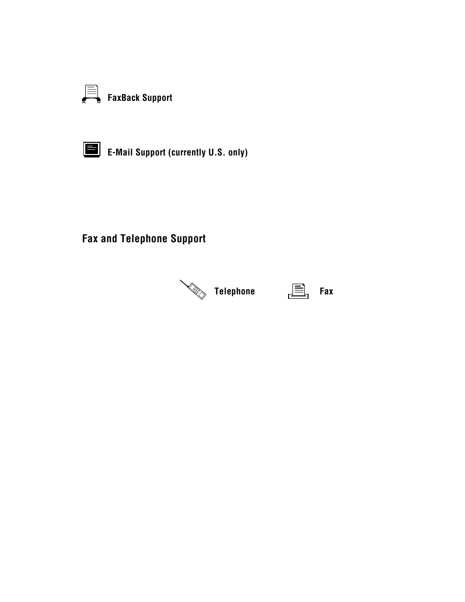 Fax and telephone support | National Instruments VXI-MIO Series User Manual | Page 121 / 151