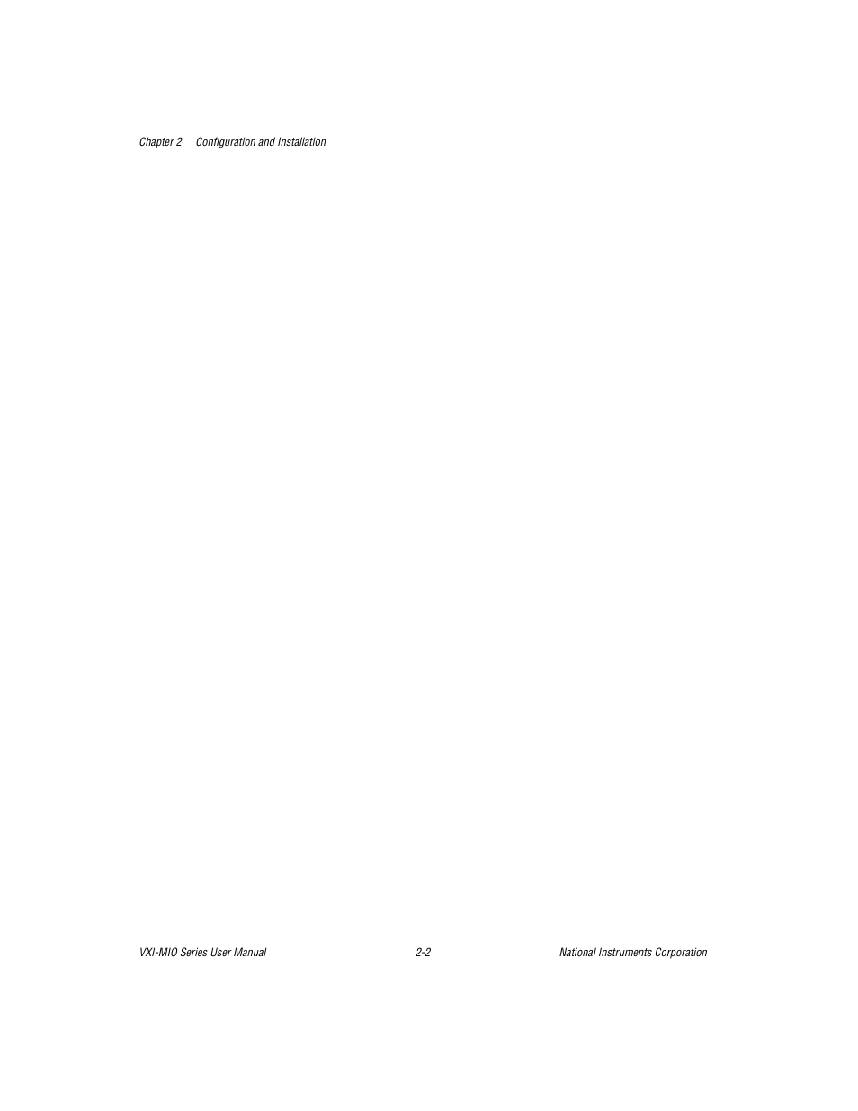 National Instruments VXI-MIO Series User Manual | Page 21 / 151