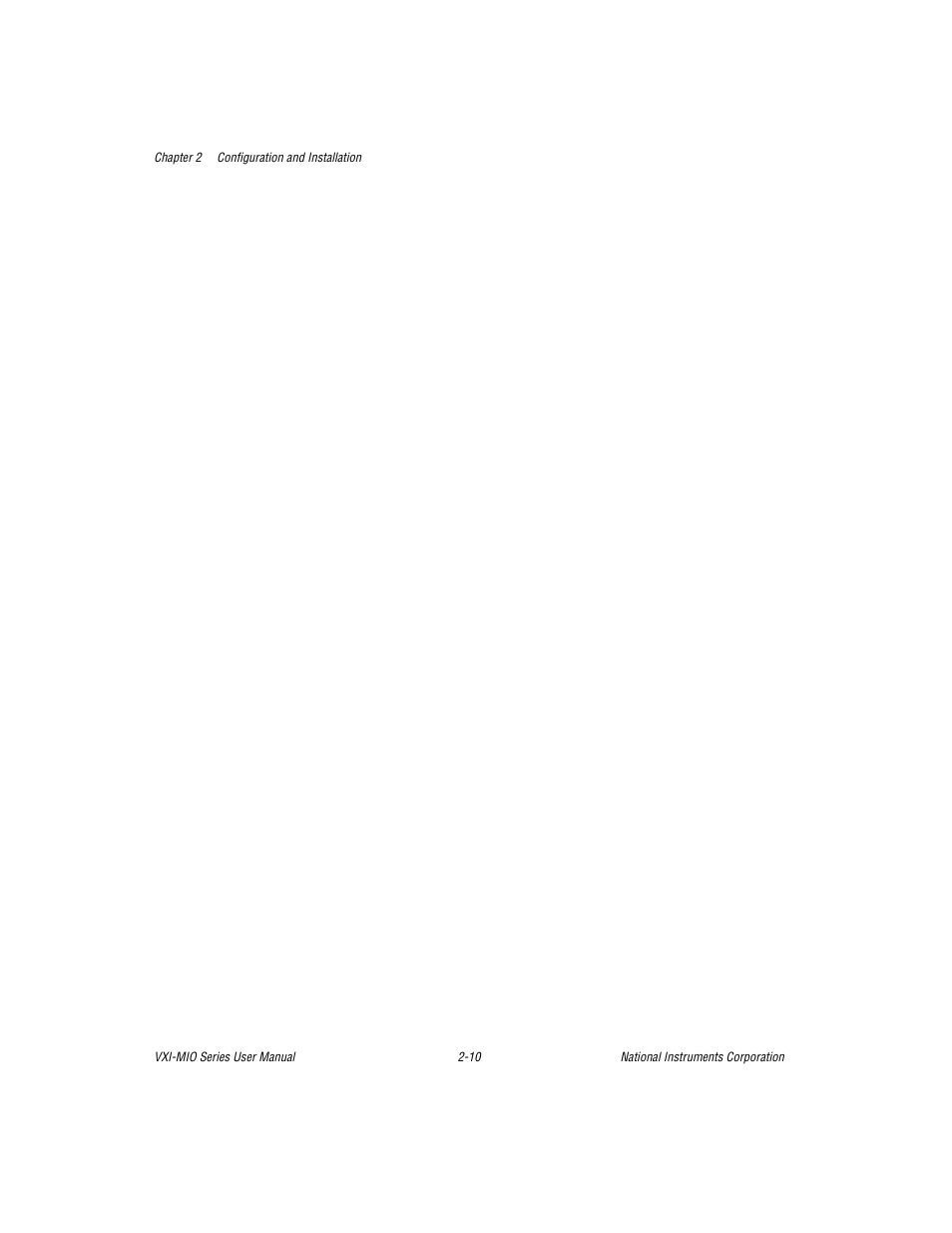 National Instruments VXI-MIO Series User Manual | Page 29 / 151