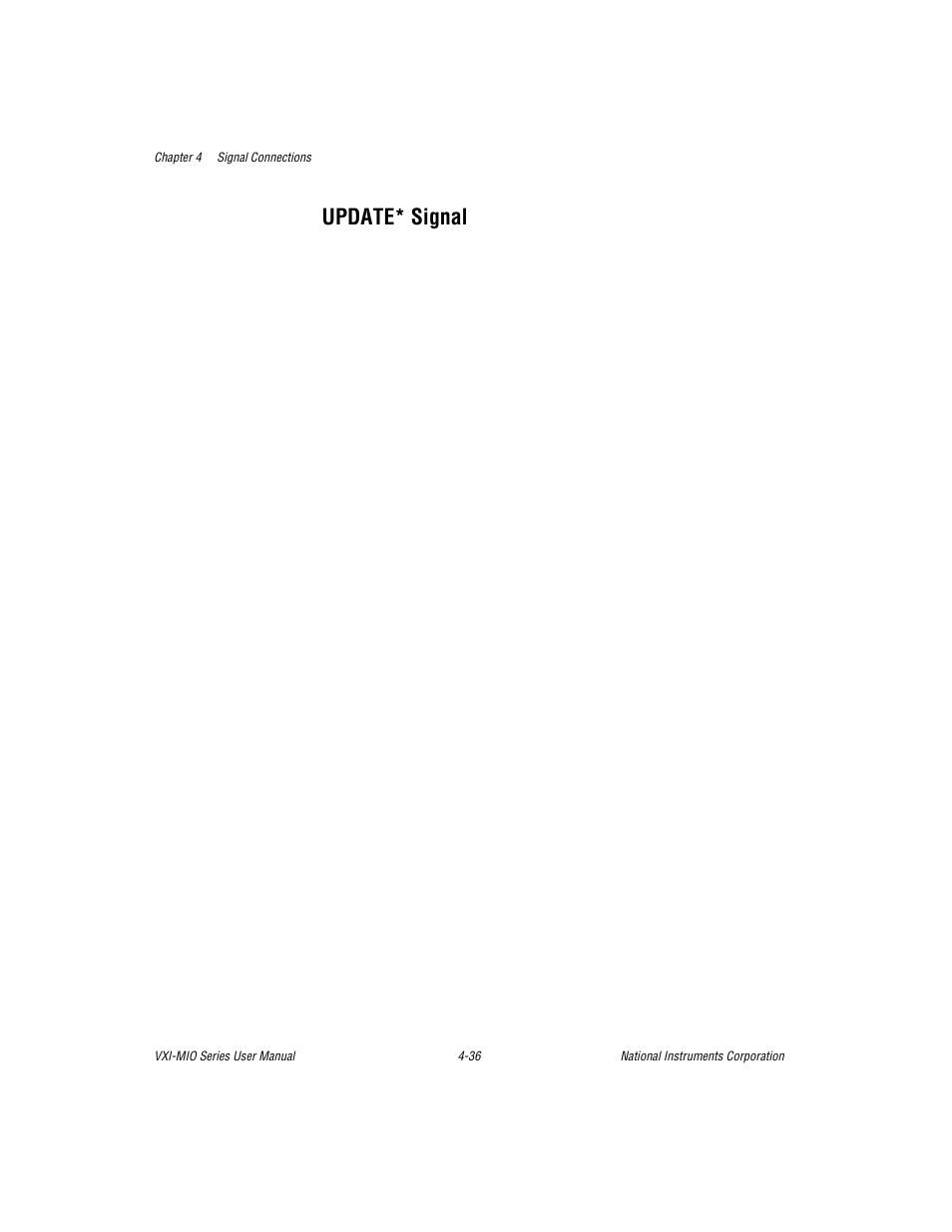 Update* signal | National Instruments VXI-MIO Series User Manual | Page 82 / 151