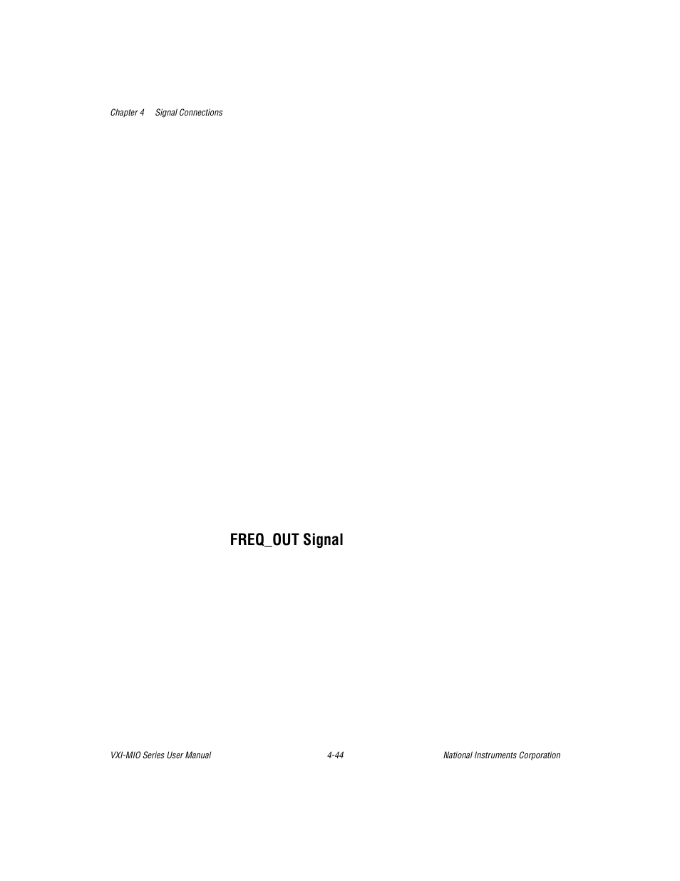 Freq_out signal, Freq_out signal -44 | National Instruments VXI-MIO Series User Manual | Page 90 / 151