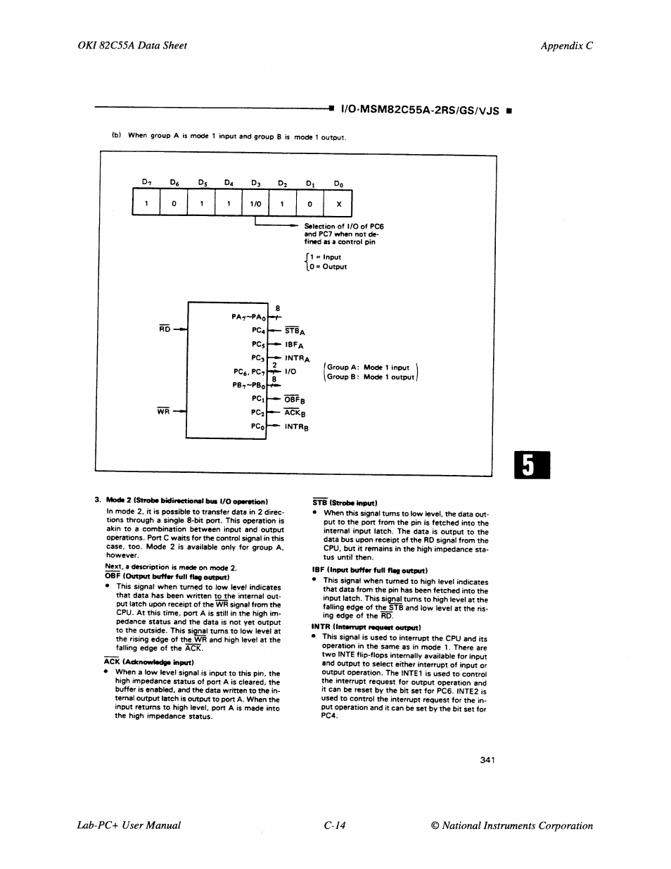 National Instruments Low-Cost Multifunction I/O Board for ISA Lab-PC+ User Manual | Page 113 / 211