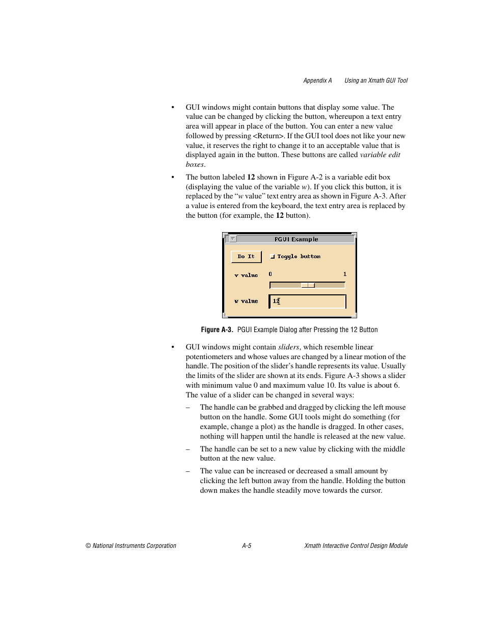 National Instruments Xmath Interactive Control Design Module ICDM User Manual | Page 124 / 129